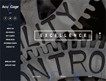 Tablet Screenshot of acu-gage.com
